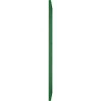 Ekena Millwork 15 W 75 H TRUE FIT PVC Horizontalni sloj Moderni stil Fiksni nosač, Viridian Green