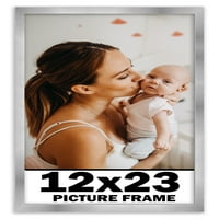 Srebrni okvir za fotografije od nehrđajućeg čelika-moderni okvir za fotografije uključuje UV akrilne mrvice
