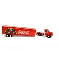 Coca-Cola Holiday Caravan Novi dizajn s LED svjetlima kolekcionarski igrački kamion za igranje vozilo