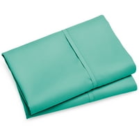 Goli kućni tirkizni set jastuka za jastuk od mikrofibera, hipoalergeni, standardni set od 2