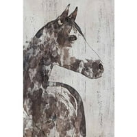 Marmont Hill Rocky Horse Irena Orlov Slikanje tiska na omotanom platnu