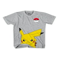 Grafička majica Pokemon Boys Front i Lead Pikachu, veličine 4-18