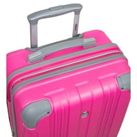 Dejuno Kingsley New Generation 3 -komad set za prtljagu u tvrdoj strani - ružičasto