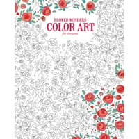Slobodno vrijeme umjetnost u boji za sve cvjetne čudesa stranice bojanke za odrasle