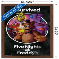 Pet noći kod Freddieja - preživjeli plakat na zidu, 14.725 22.375