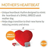 & & Proizvodi za kućne ljubimce otkucaji srca majke umirujuća igračka za pse srčani jastuk Crveni otkucaji srca male pasmine