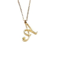 nakit za žene Ženska abeceda ogrlica ženski jednostavni privjesak za ključnu kost Zlatna ogrlica