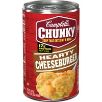 Campbell -ova komadiva juha, srdačna juha od cheeseburgera, 18. Can