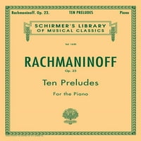 Preludiji, op.: svezak klasične Schirmerove knjižnice za solo klavir
