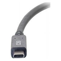 C2G USB 3. USB kabel-C s USB-A M, crni