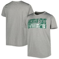 Omladinska siva majica s logotipom timaMichigan State Spartans