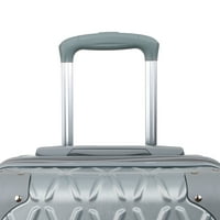 Set za prtljagu od polikarbonata u srebrnoj boji