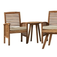Manor Park Daffodil Modern Outdoor Brown chat set