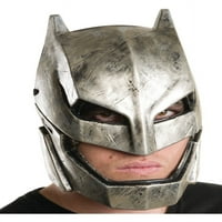 Rubi odijelo i oklopna Batmanova maska, Srebrna, Jedna veličina
