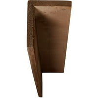 Ekena Millwork 6 W 12 h 16'l 2-strana gruba pilana Endurathane Fau Wood Strop Grep, prirodni pekan