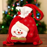 Božićna vrećica za slatkiše velikog kapaciteta, različiti oblici stvaraju svečanu atmosferu, Trgovina slatkišima i poklonima za višekratnu