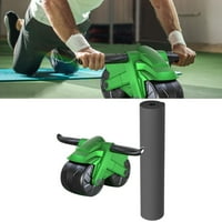 Trbušni valjak s dvostrukim kotačem, trbušni valjak s prostirkom za koljena trbušni stroj oprema za fitness u teretani