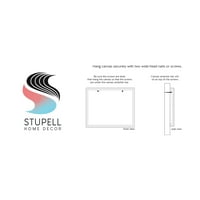 Stupell Industries prugaste obalne plaže kišobrani galerija zamotana platna za tisak zidne umjetnosti, dizajn by life art dizajna