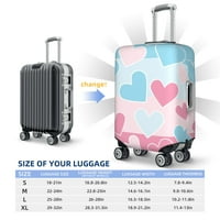 Poliesterska rastezljiva navlaka za prtljagu Geometrijski uzorak putne torbe ljubav navlaka za prašinu za kofer na kotačima