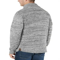 Muški Casual pleteni pulover s dugim rukavima s ovratnikom, Muški puloveri