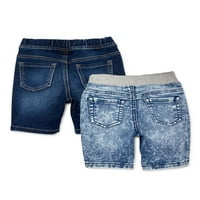 Wonder Nation Baby Boy & Toddler Boy Traper Shorts, 2-Pack, veličine 12m-5T