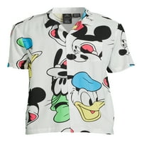 Disney muški grafički gumb Mickey Mouse-front majica, veličina S-3xl