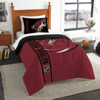 Phoeni Coyotes NHL tiskani Comforter & Sham Set