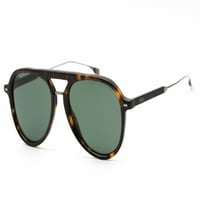 Muške sunčane naočale u rasponu od onih s jednobojnim zelenim zatamnjenim lećama-Proizvedeno u Italiji