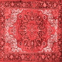 Tradicionalni pravokutni perzijski tepisi u crvenoj boji za prostore tvrtke, 7' 9'