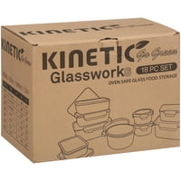 Kinetic Go Green Glassworks Pećnica sigurna kutija za odlaganje hrane