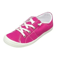 Ženske sportske cipele s cvjetnim printom prozračne ravne cipele ženske cipele vruće ružičaste boje 36