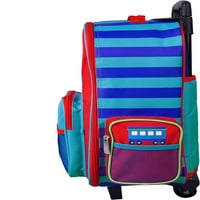Dječji kofer na kotačima za dječake i djevojčice, savršen za školska i noćna putovanja, veličina ručne prtljage