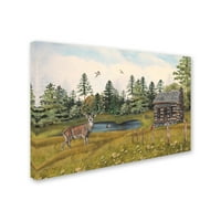 Zaštitni znak likovna umjetnost 'Wilderness Lodge 12' platno umjetnost Jean Plout