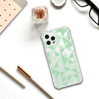 Essentials iPhone Pro telefon, geo trokut zeleni