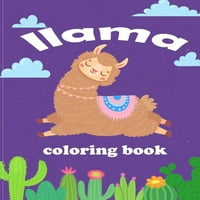 Knjiga za bojanje llama: Slatka i zabavna dizajna lama i alpaka za bojanje knjiga, Boja za odrasle opuštanje, knjiga za bojanje za