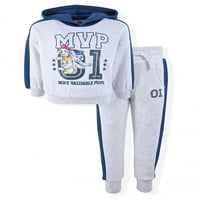 Paw Patrol Baby i Toddler Boy Fleece Hoodie i Jogger Outfit, 2-komad, veličine 12m-5T