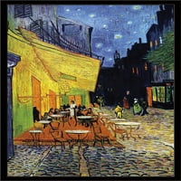 Zidni plakat Vincenta Van Gogha terasa kafića noću, 22.375 34