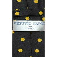 Uska kravata Od 2,5 inča u Crnoj žutoj točkici