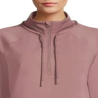 AVIA ženska četvrt-zip pulover s podesivim crtama