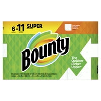 Bounty papirnati ručnici, bijeli, super pecivi = redovni pecivi