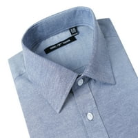 Muška redovita košulja za fit haljina dugih rukava Posao casual Oxford haljina za muškarce za muškarce