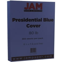 Papir i karton za omotnice, 8. 11, 80 kilograma predsjedničke plave boje, pakirano