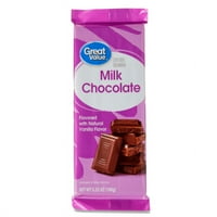 Velika vrijednost mliječna čokoladna šipka, 3. oz