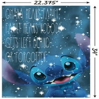 Zidni plakat Lilo & Stitch-ohana, 22.375 34