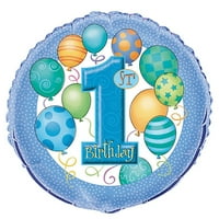 Baloni za 1. rođendan od folije i milara