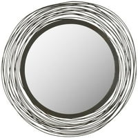 Industrijsko okruglo Ukrasno ogledalo, pleteno žicom - 21 0.8 21