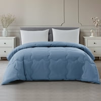 Moderna refleksija spavaće sobe 500TC pamuk Down Alternativni Comforter Blue Full Queen 92x96