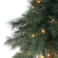 Vrijeme odmora Umjetna božićna drvca unaprijed osvijetljena 6-stopala umjetna palma božićno drvce, s bistra svjetla