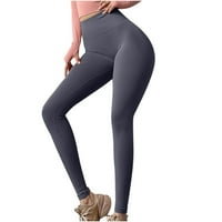 Ženske Ležerne jednobojne hlače u donjem rublju, široke duge hlače srednjeg struka, joga hlače, hlače za plesne izvedbe