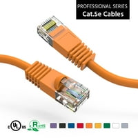 4 stope mrežnog kabela s mrežnim prijenosom, noge gigabitnog mrežnog kabela, brzi patch kabel, narančasta
